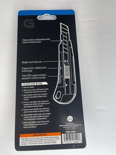 Gordon Snap Blade Utility Knife