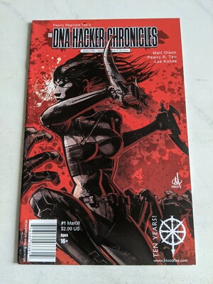 The DNA Hacker Chronicles #1 March 2008 Bloodfire Sudios Comics 