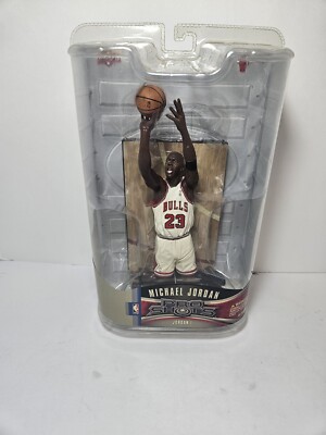 2008 Upper Deck Pro Shots Michael Jordan Series 1 Jordan 1 Figure White FLAW*