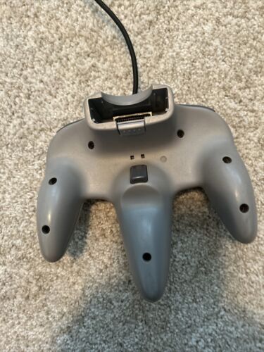 Official Nintendo 64 GRAY Controller AUTHENTIC 👾 OEM N64 Official Nintendo 64 GRAY Controller AUTHENTIC 👾 OEM N64