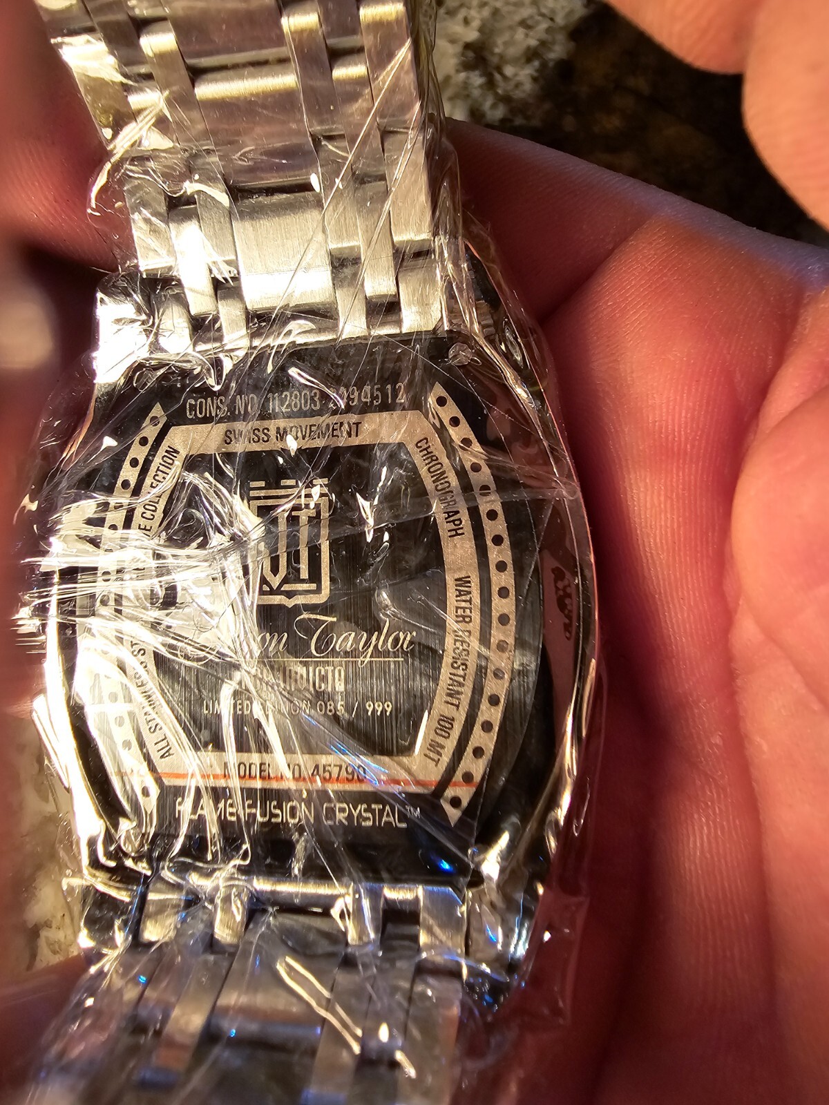 Pre-owned Invicta Mens Jason Taylor Reserve Limited Edition 48mm Swiss Ronda Z60 (45790)