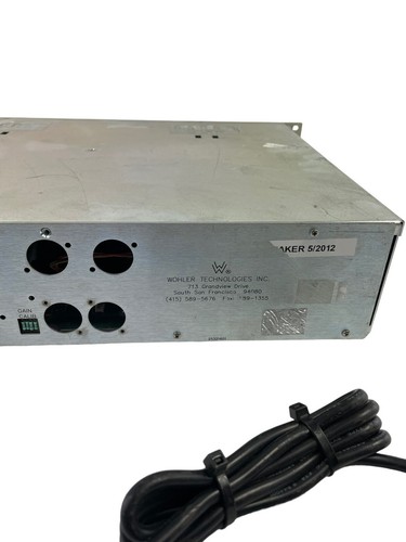 Wohler Technologies Amp-2 Digital / Analog Audio Monitor Panel