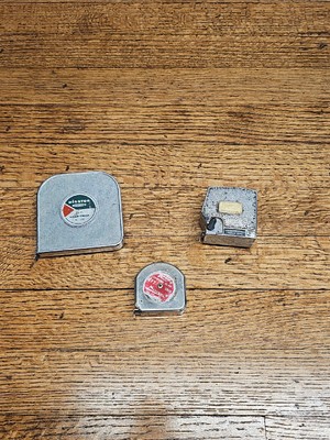 Vintage lot of Tape Measures ~ Diston No.550 ~ Lufkin 