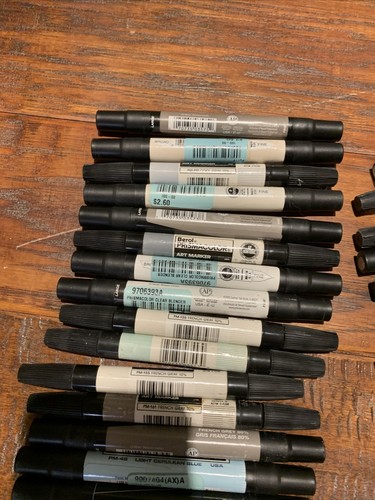 Lot Of 43 Prismacolor Premier Double Ended Broad & Fine Tips Art Markers Colors