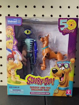 Scooby-Doo 50th Anniversary Scooby And The Skeleton Man SEE PICS BOTH FLAWS BOTH