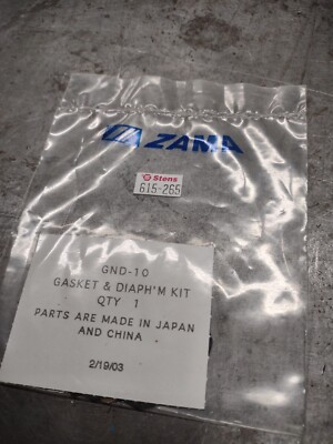Genuine OEM ZAMA gasket & Diaphragm Kit #GND-10 ENV 6