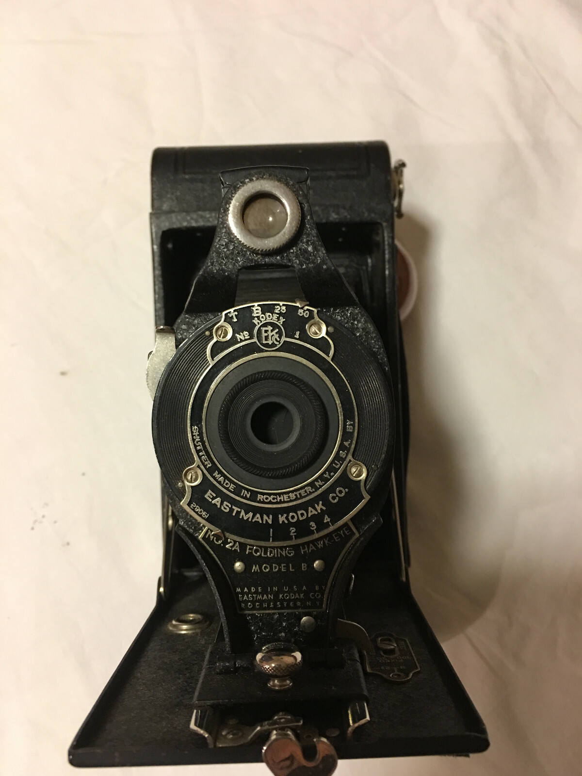 Vintage Eastman Kodak No 2A Model B Folding Hawk-Eye Camera