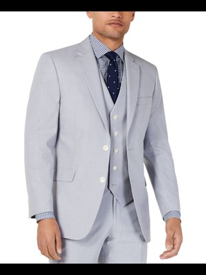 

TOMMY HILFIGER Мужской костюм Colby Grey Stretch Stretch с подкладкой, раздельный блейзер, Серый