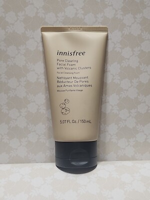 innisfree Volcanic Pore Clearing Facial Cleanser with AHA + BHA Exp 7/24 New
