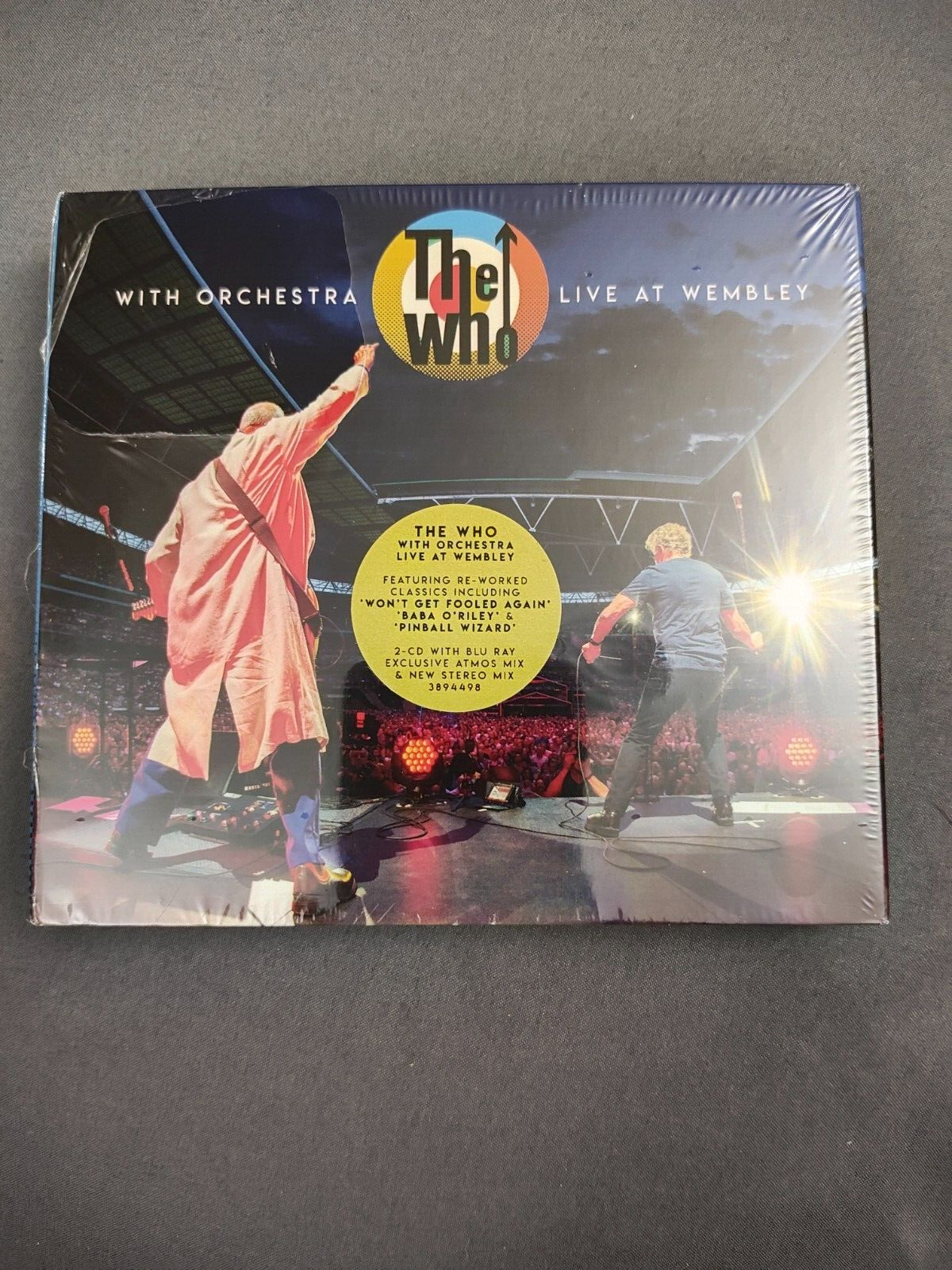 THE WHO - With Orchestra Live at Wembley - 2cd / 1 Blu Ray THE WHO - With Orchestra Live at Wembley - 2cd / 1 Blu Ray
