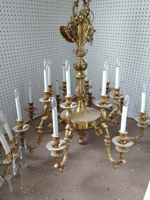 Architectural Garden Antique Chandelier Vatican