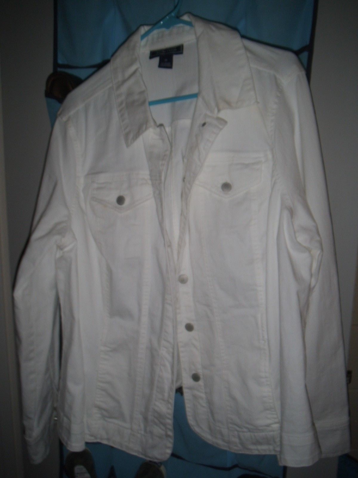 NWOT Charter Club Jeans Shop White Jacket 2XL