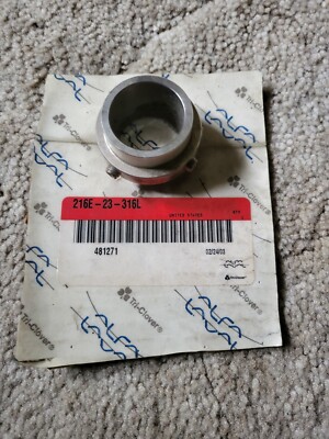 TRI-CLOVER 216E-23-316L COLLAR Locking