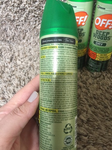 OFF! Deep Woods Dry - Insect Repellent - 2 4-ounce Spray Cans