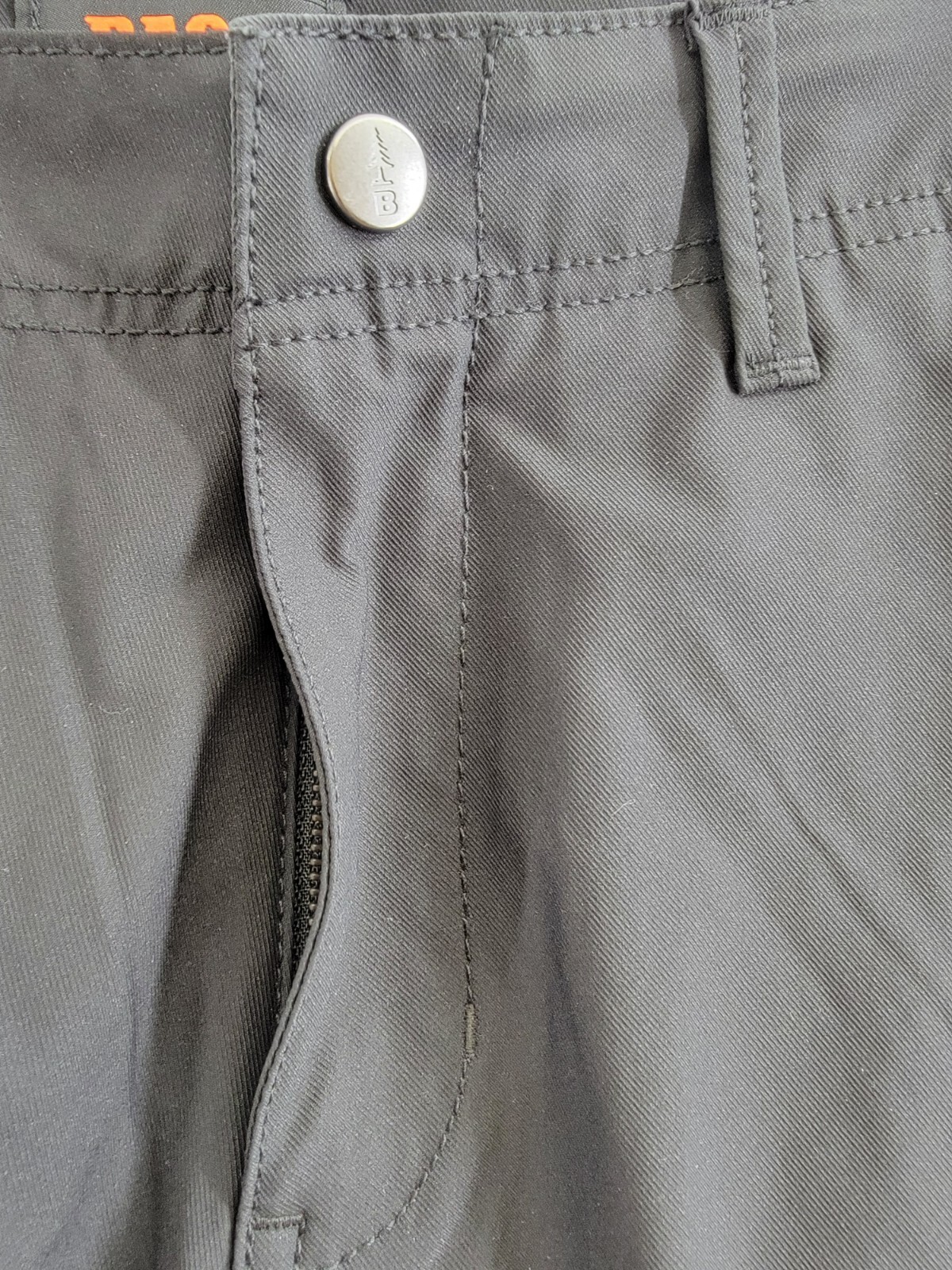 BASS OUTDOOR Straight-Fit Traveler Pants Men's 30 Caviar Zip Pockets Button Zip - Picture 10 of 19