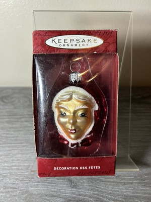 LI L MRS CLAUS NEW Hand Blown Glass Hallmark 2000 Lil Small Ornament