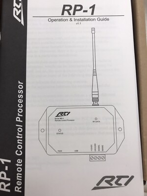 RTI RP-1 Remote Control Processor / RTI ECB-5 IR Emitter Connecting Block Kit