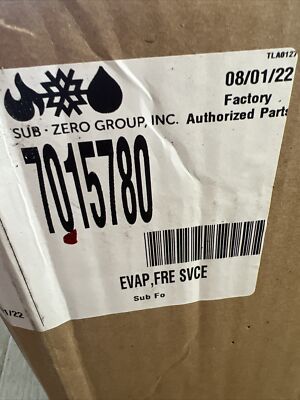 New Sub Zero 7015780 Refrigerator Evaporator. Black Connector