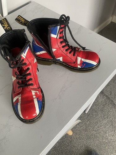 Dr Martens Kids 1460 UK113 Union Jack Boot. | eBay UK