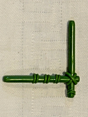 Vintage TEENAGE MUTANT NINJA TURTLES Part * Green NUNCHUCKS BATON NIGHT STICK