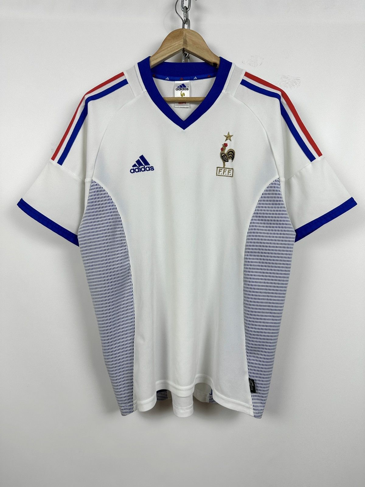 Men's 2002 Vintage Adidas France National Team World Cup