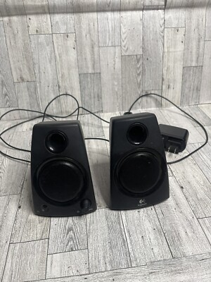 Genuine Logitech Z130 2 Piece Multimedia Stereo Speakers W/O Adapter - FREE S/H