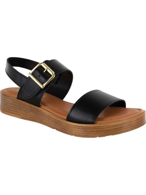 

Женские черные сандалии на танкетке BELLA VITA 0,5 дюйма с ремешком на пятке Tay-italy 9,5 N, Черный, TAYITALY