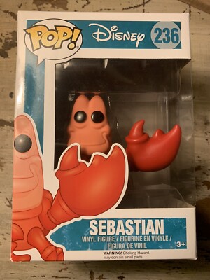 Funko Pop 236 Sebastian My Little Mermaid Exclusive Disney Vaulted 