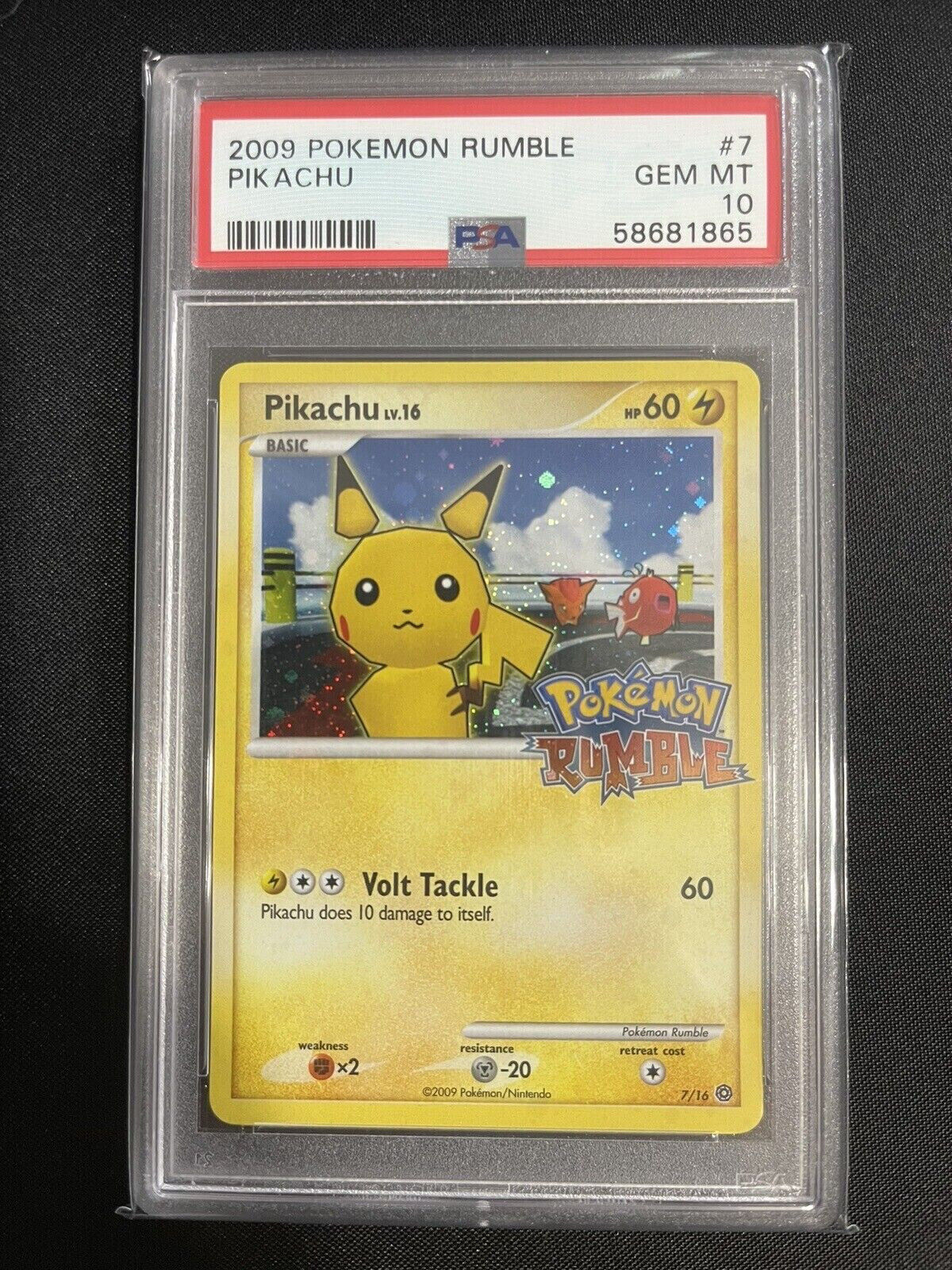2009 Pokemon Rumble PIKACHU Holo #7 PSA 10 (Low Pop 18) | eBay 2009 Pokemon Rumble PIKACHU Holo #7 PSA 10 (Low Pop 18) | eBay