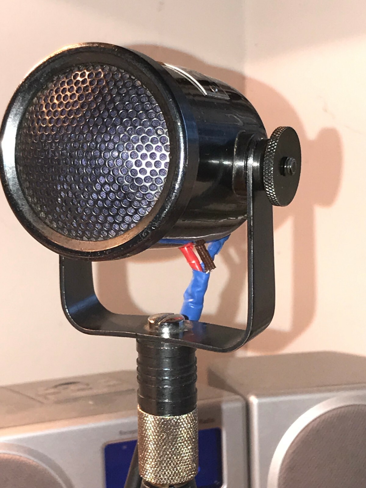 Vintage 1930's-40's Melodynamic Microphone-working with cable & stand