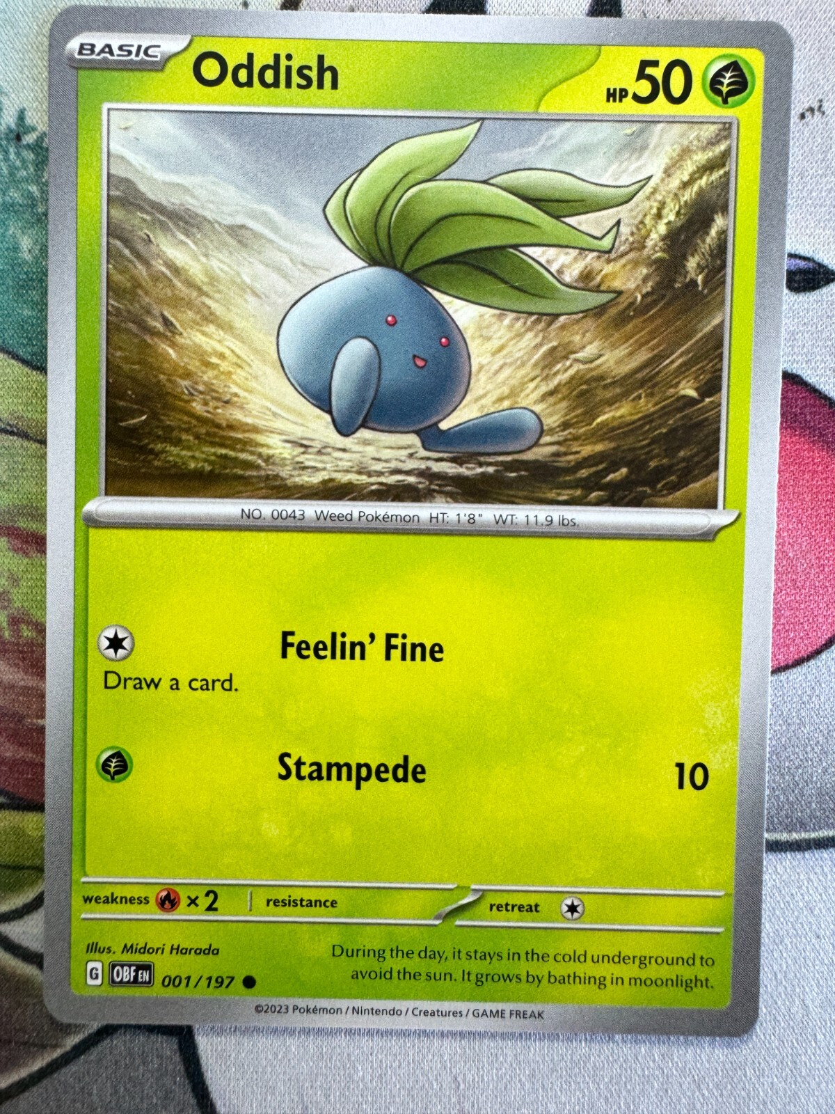 Oddish Non Holo English Pokemon TCG BKAJ414 | eBay