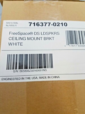 Bose Professional WHITE Ceiling Mount Bracket for Select FreeSpace Loudspeakers 