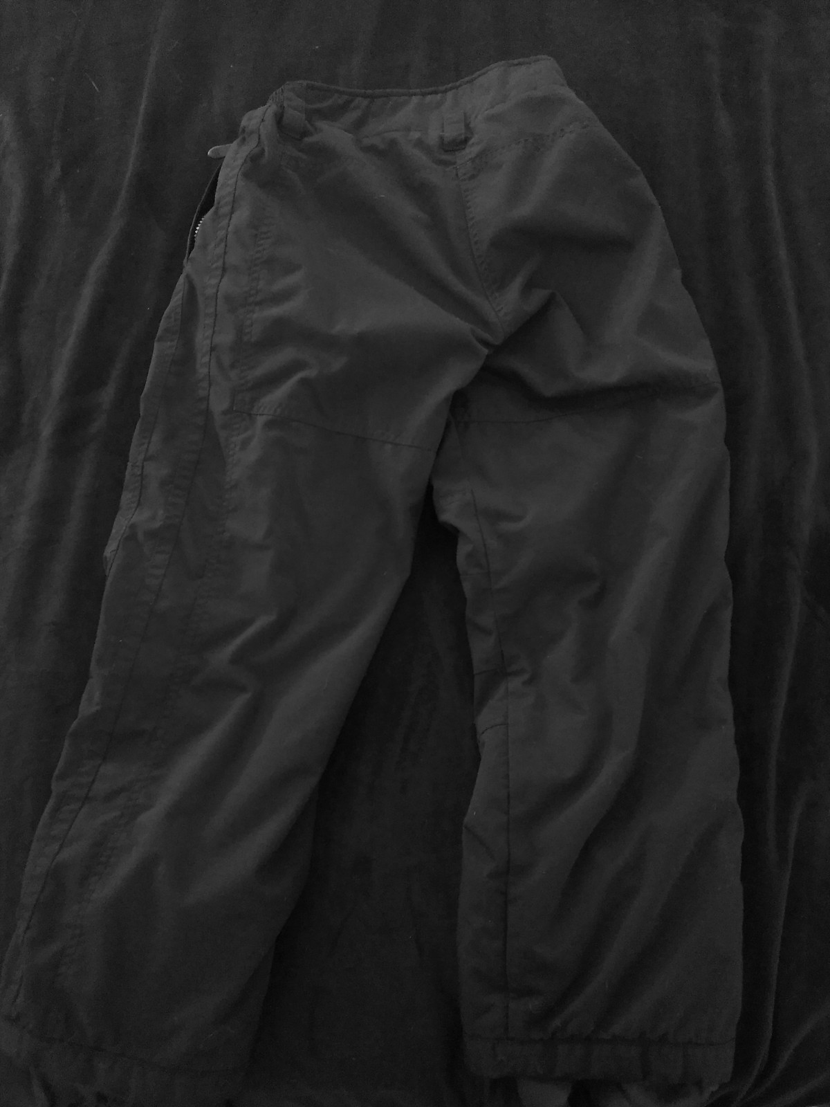 Fera International Black Snow Ski Pants Youth Girls  size 12 EUC!