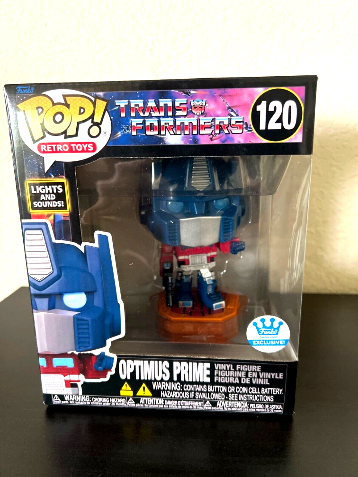 FUNKO - FUNKO POP! トランスフォーマー　オプティマスプライム　サウンド＆ライト Funko Pop OPTIMUS PRIME #120 Lights and Sounds TRANSFORMERS