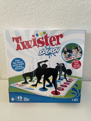 Hasbro Twister Splash Water Game for Kids   Backyard Sprinkler Outdoor Games  