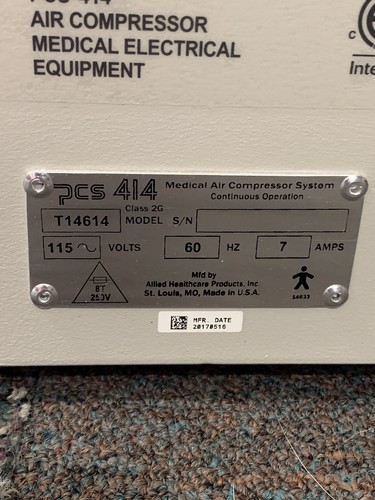 OEM Timeter by Allied PCS 414 Air Compressor