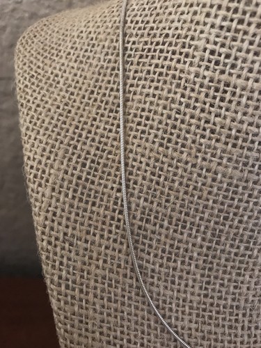 Liquid Sterling Silver Chain 925 Necklace Women’s Fashion Jewelry 16”