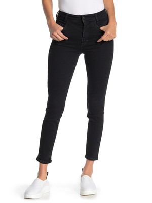 

Женские черные джинсы скинни FREE PEOPLE, талия 28, Черный, OB948207