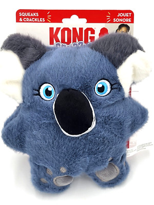 KONG Snuzzles Koala MEDIUM Plush Squeaky Crinkly Toss & Play Dog Toy 8.5''