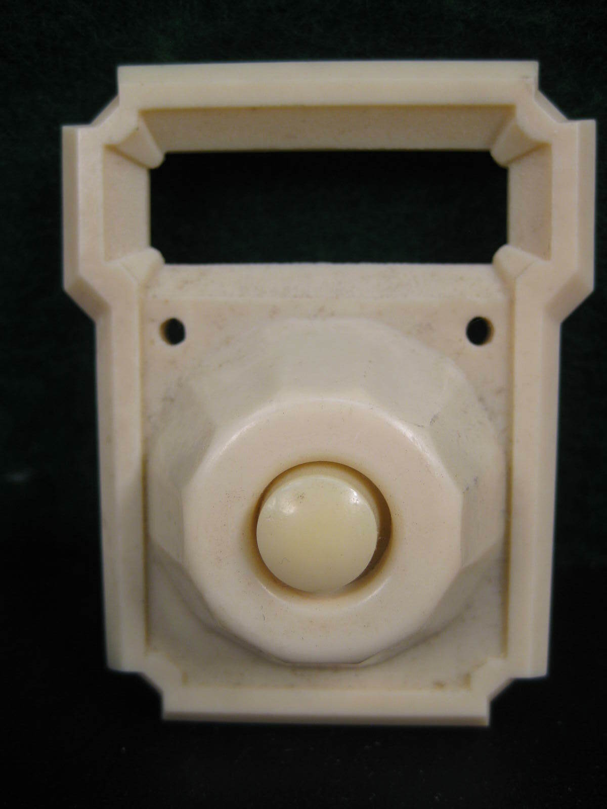 Bakelite Push Button      Vintage Eagle #144 Ivory  Door Bell Ringer Switch