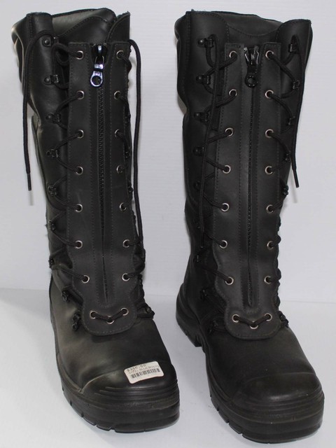 steel blue mining boots