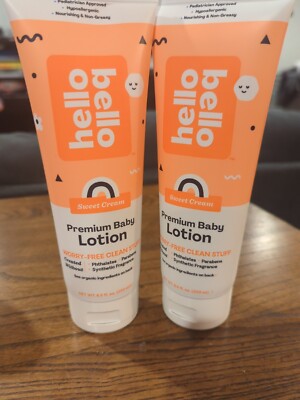 Hello Bello Premium Baby Lotion, Gentle Sweet Cream, 8.5 oz - 2 pack 