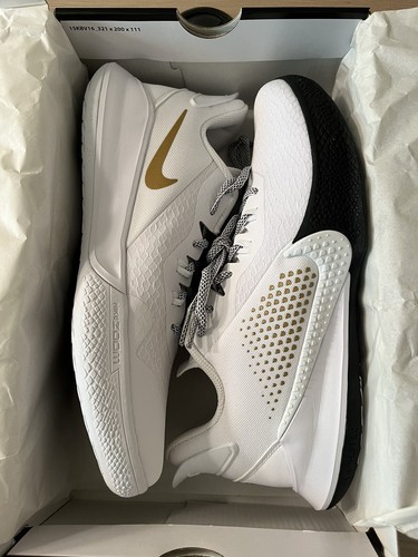 kobe mamba white and gold
