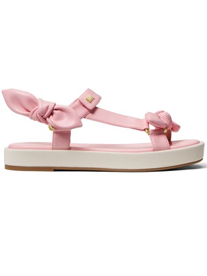 

MICHAEL MICHAEL KORS Женские розовые босоножки Phoebe с пяткой на пятке и круглым носком, 7,5 м, Розовый, 40T1PHFA1L