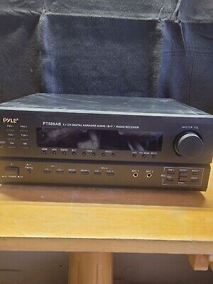 Pyle PT588AB 5.1 Channel Home Theater AV Receiver Untested. 