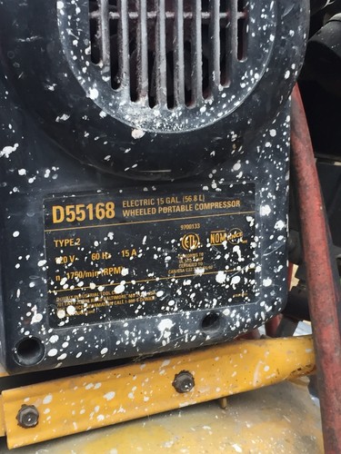 Dewalt 15 Gallon  Electric Air Compressor D55168