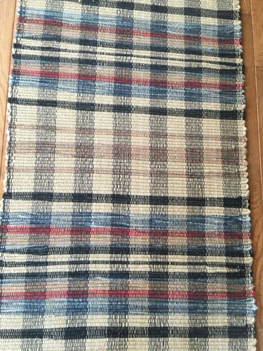 PRIMITIVE STYLE WOVEN RUNNER RUG 25