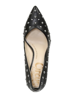

CIRCUS BY SAM EDELMAN Женские черные туфли-лодочки без шнуровки Marlow на шпильке с логотипом, 9 м, Черный, G5810S1