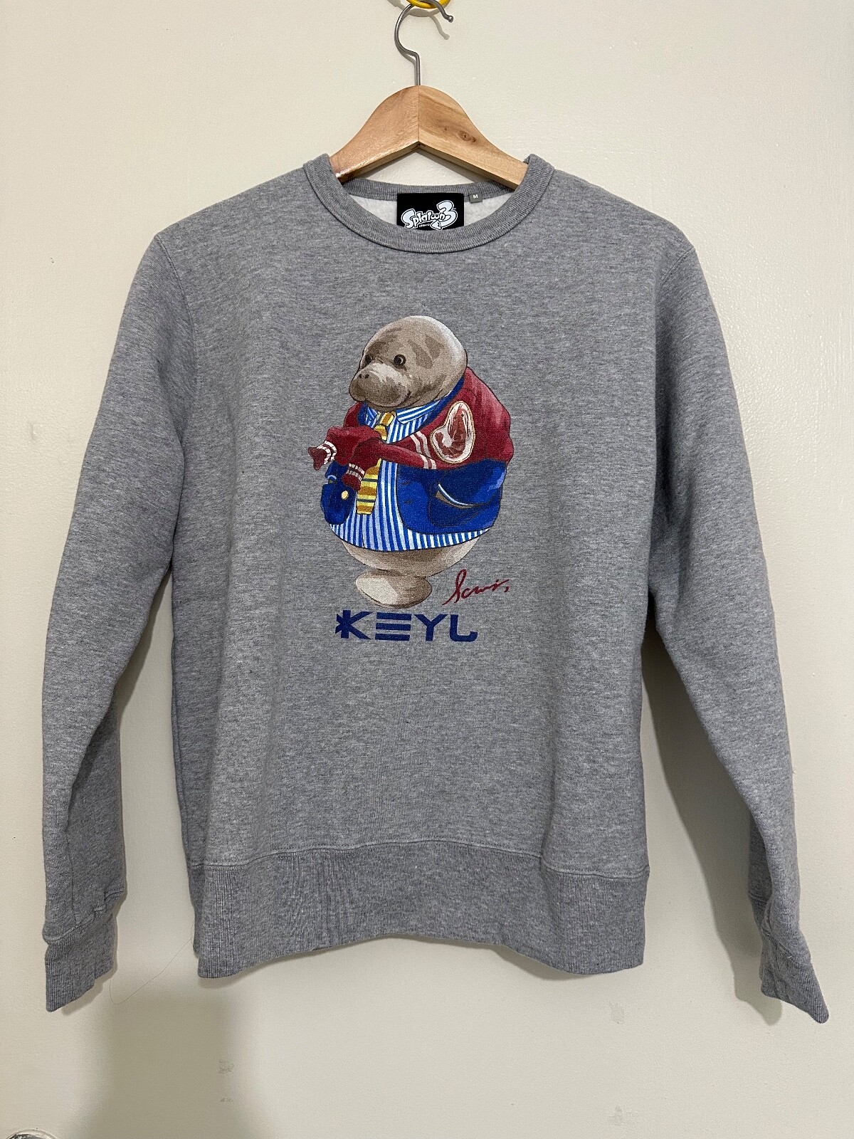 【新品】スプラトゥーンManatee Swag スエット　Lサイズ Nintendo New York NY Exclusive Splatoon 3 Manatee Swag Sweat