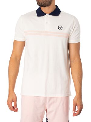 

Мужская рубашка-поло Supermac Sergio Tacchini, белая, Белый, STM14566-123